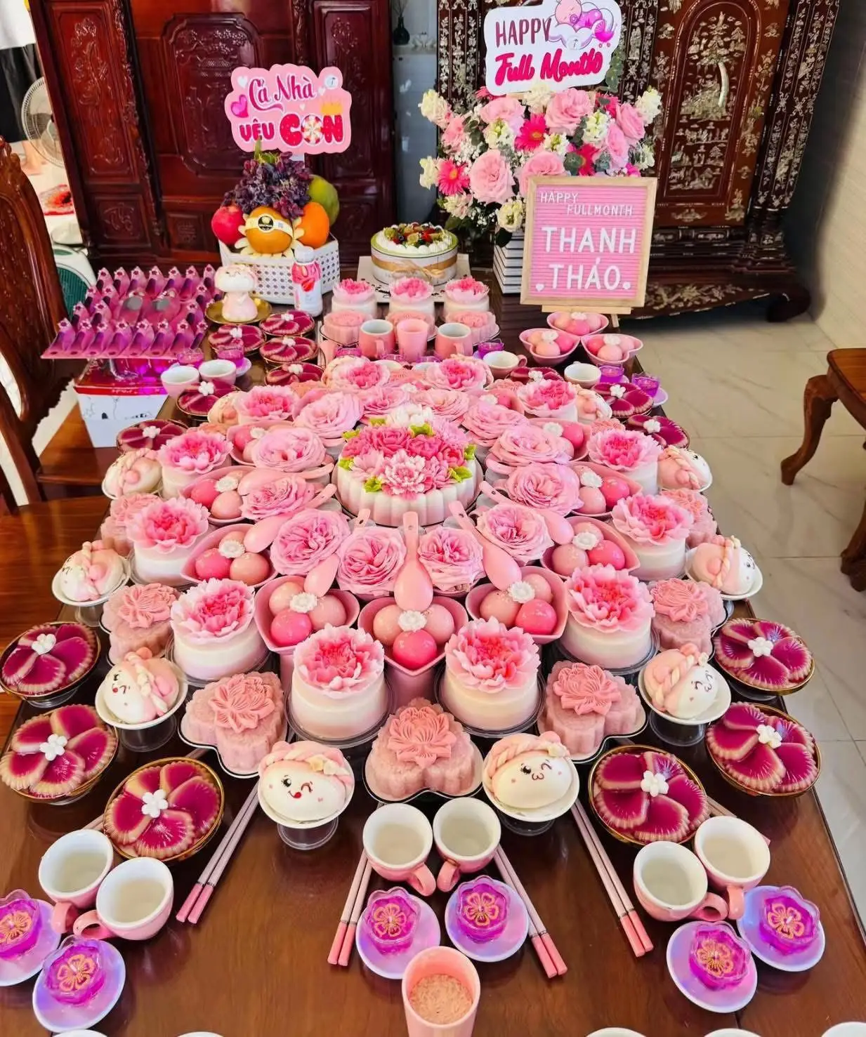 Dịch Vụ Làm Mâm Cúng Thôi Nôi Bé Gái