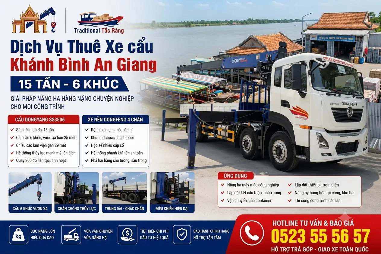 Dịch Vụ Cho Thêu Cẩu Tự Hành Cẩu Kato Khánh Bình An Giang